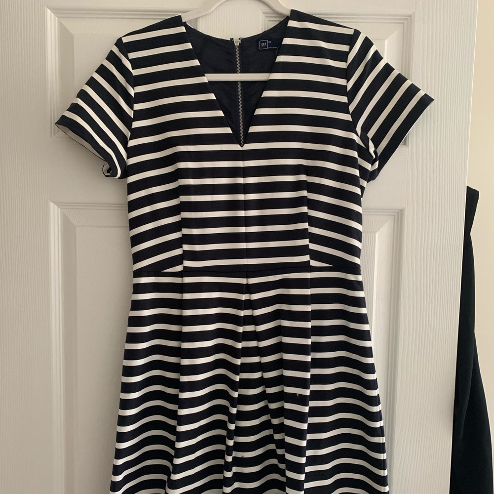 Gap Navy Striped Dress
